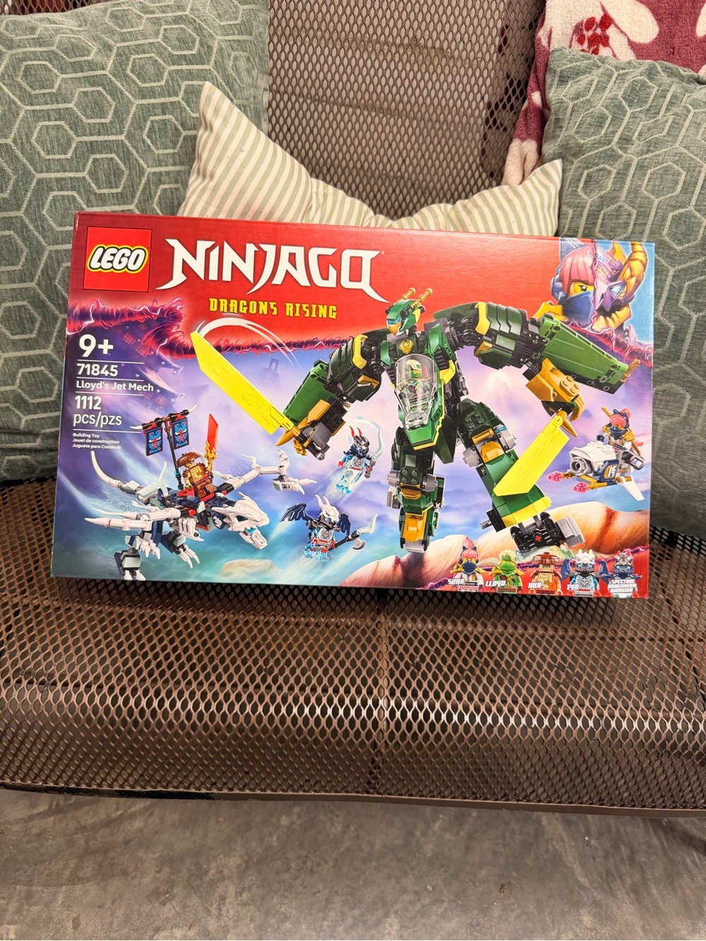 Lego Ninjago Green and Yellow Lloyd Jet Mech